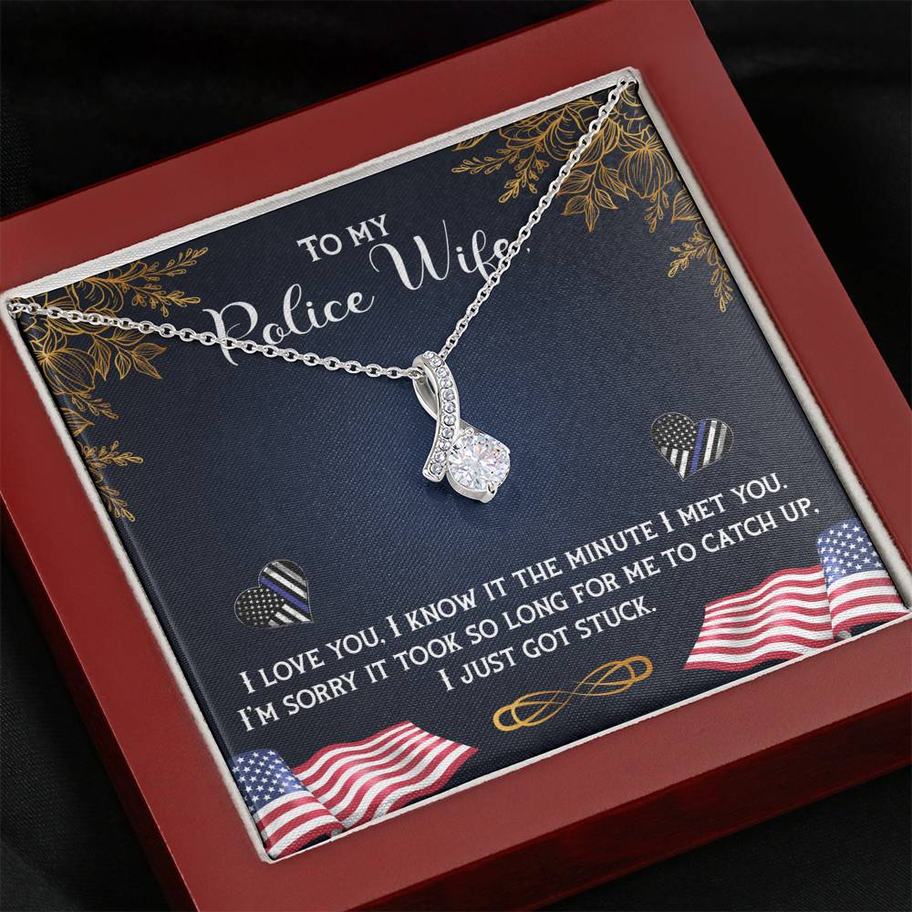 Police wife Gift, Necklace, Valentine Day Gifts