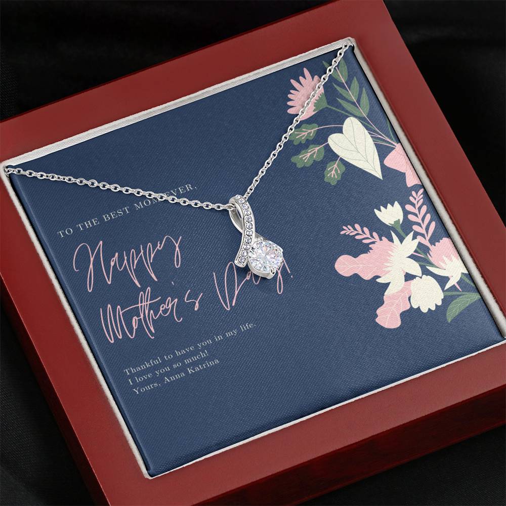 Mothers Day Gift From Husband, Unbiological Mom, Bonus Mom Gift Necklace, Stepmom Gift, Best Friend Gift BFF, Mothers Day From Daughter, Personalized Mother Day Gift,