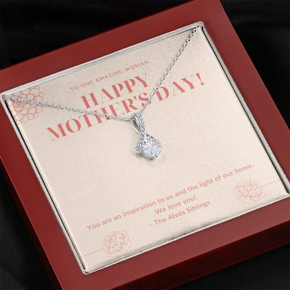 Bonus Mom Gift Necklace, Mothers Day Gift For Mother in Law, Mother Figure Gift, Mother Figure Gift, Jewelry Gift for My Second Mom, Mothers Day Gift from Husband, Mothers Day Gift For Mother in Law,