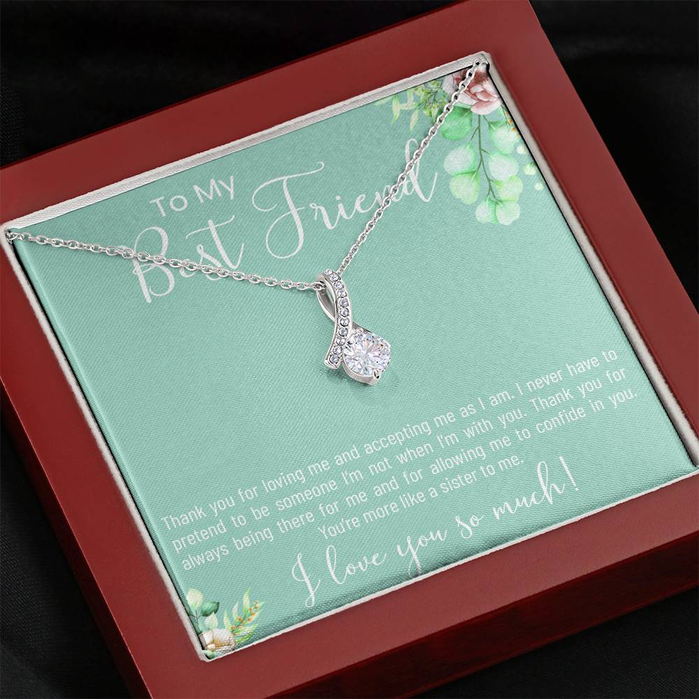 Friendship Spiritual Necklace Forever Love Gift On Friend's Birthday Wedding Pendent