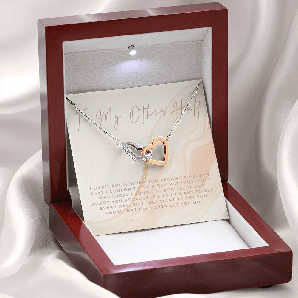 Gift For My Other Half, Gift Necklace For Spouse, Anniversary Gift For Wife, Birthday Jewelry