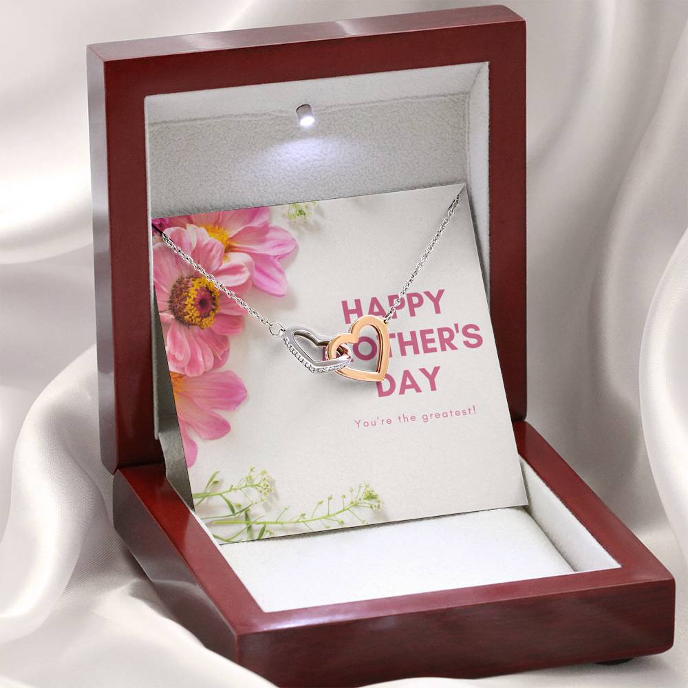 New Mom Necklace Personalize Necklace, Mother and Daughter Necklace, Mom Birthday Card, Mothers Day Gift From Son, Mothers Day Gift Box, Unbiological Mom Gift,