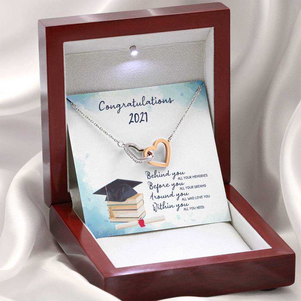 Graduation Necklace, Class of 2021 Pendant, Graduate 2021 Jewelry, Congrats 2021 Party Gift, Congratulations, Grad Gift, Danity, Senior Class of 2021!