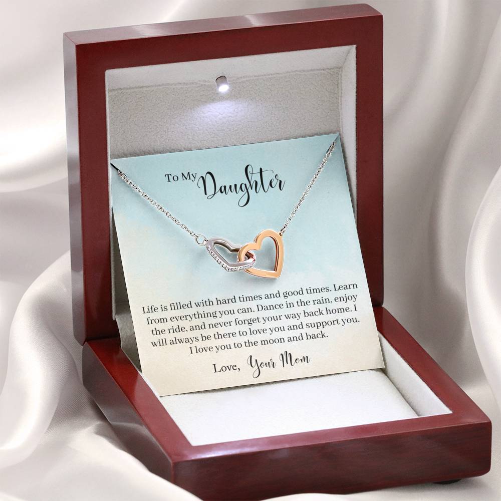 Mother Daughter Gift Necklace, Gift for Mom, Gift for Daughter, Mothers Day from Daughter, Birthday Personalized Gift For Her, Name Necklace