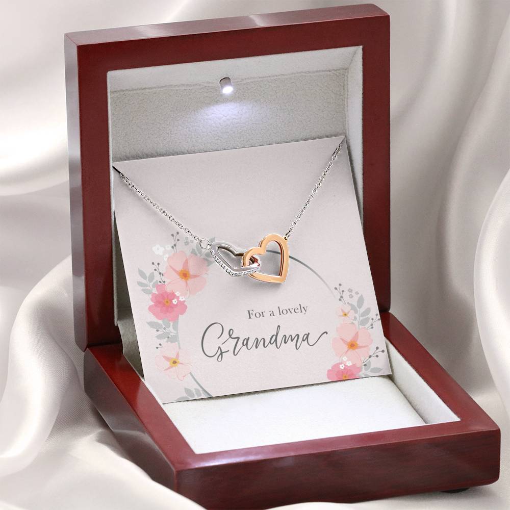 Gift For Grandma Necklace Grandmother Birthday Gift From Granddaughter/Grandson To My Grandma Necklace Gift Grandmother Gift