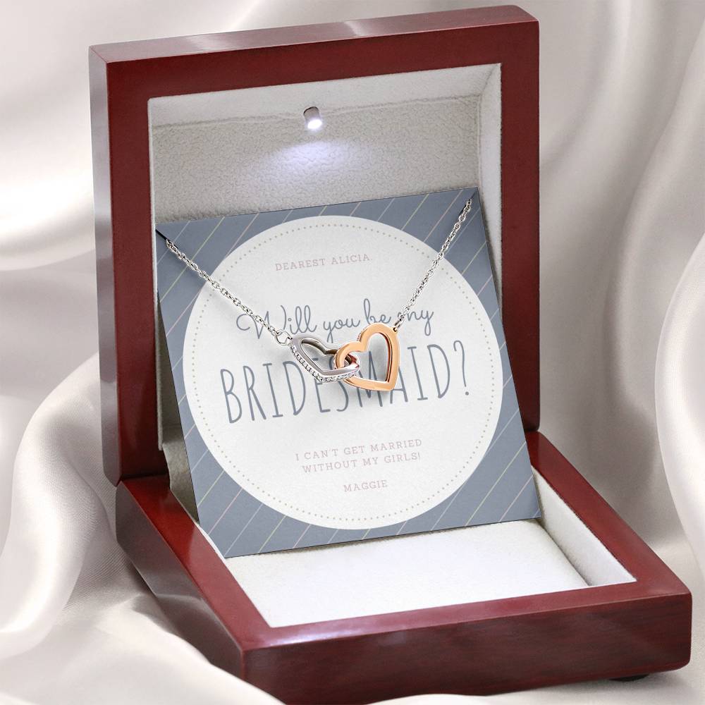 Bridesmaid Gifts, Wedding Gifts & Mementos, Bridesmaid Proposal Gifts, Gift For Bridesmaids Jewelry, Tie the Knot, Wedding Gift, Bridesmaids Jewelry,
