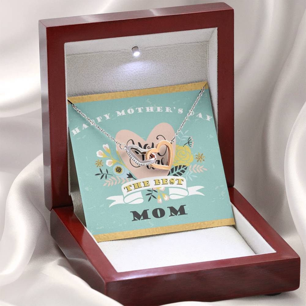15 Interlocking Hearts Necklace