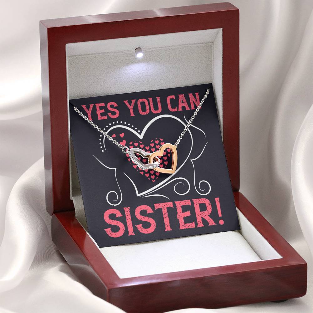 Sister Necklaces, Big Sis Necklace, Little Sis Necklace, Gift For Sister, Love Knot Necklace, To My Unbiological Sister, Sisters At Heart, Best Friend Gift Jewelry, Best Friend Necklace, BFF Necklace, Long