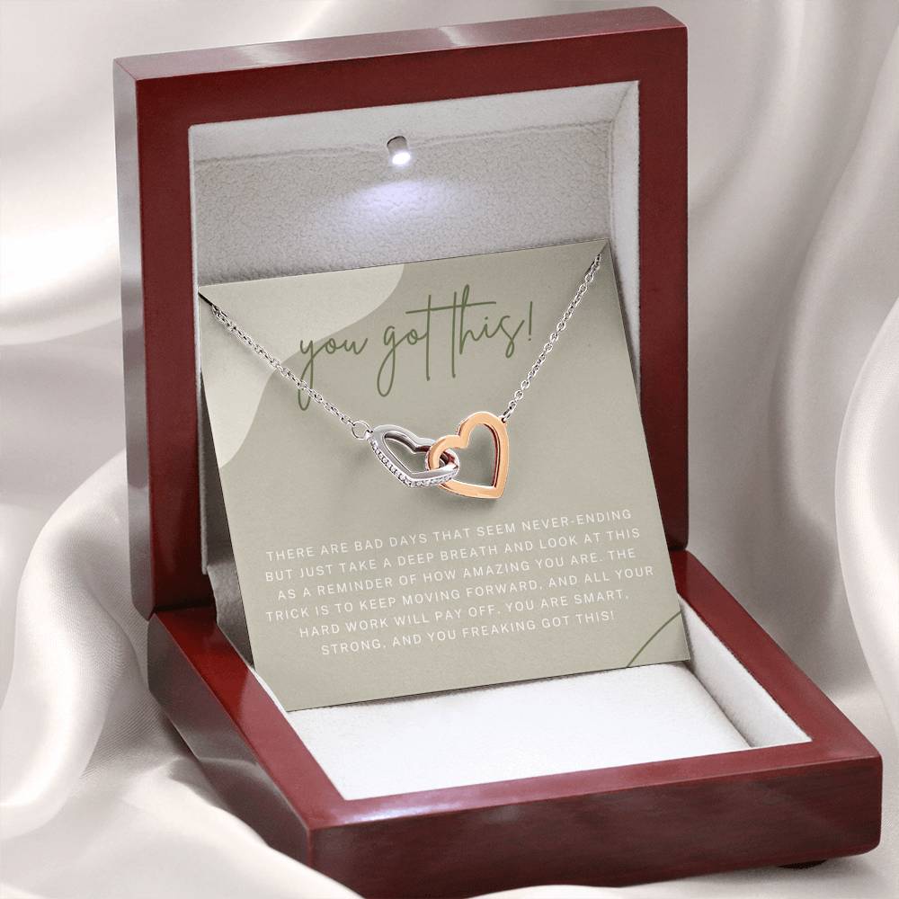 Motivational Inspirational Gift for Her, Gift Necklace for Sister Friend Coworker