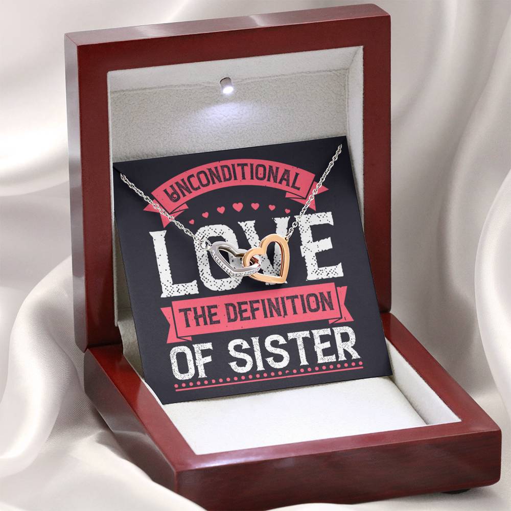Unbiological Sister Necklace, Soul Sister, Sorority Sister, Sister in Law Necklace, Step Sister Gift, Jewelry Tray, Sister Necklace