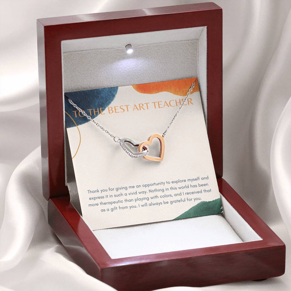 Art Teacher Gift, Art Teacher Appreciation, To The Best Art Teacher, Message Card For Art Teacher
