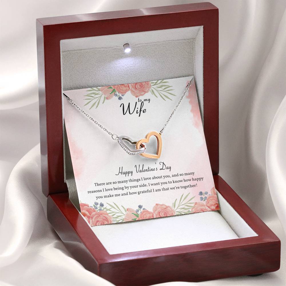 Mothers Day Gift From Husband, To My Wife Necklace, Wife Mothers Day Gift, Wife Gift From Husband, Wife Birthday Gift, I Love My Wife Heart