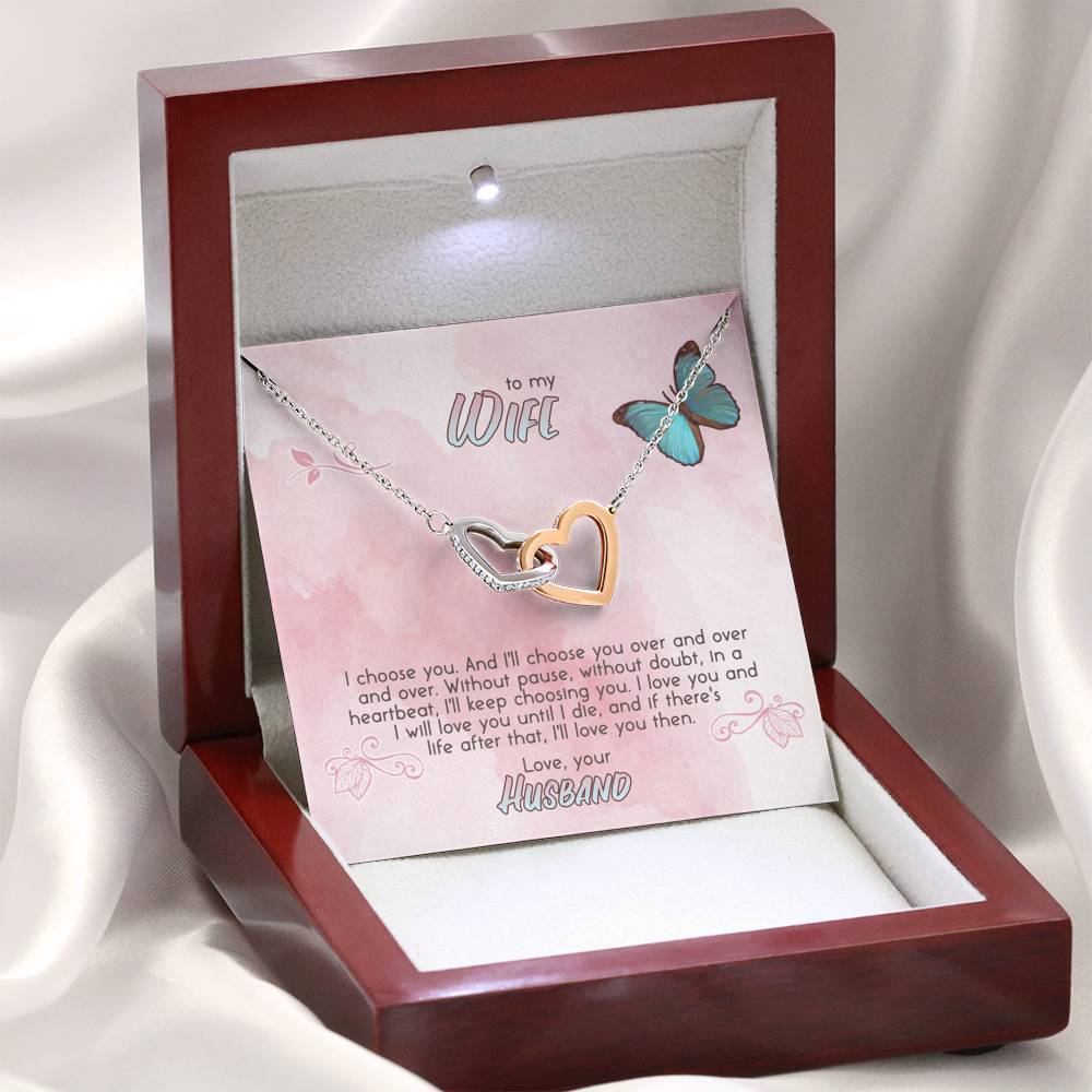 Heart Necklace Gift Forever Love Pendent From Husband To His Wife On Valentines Day