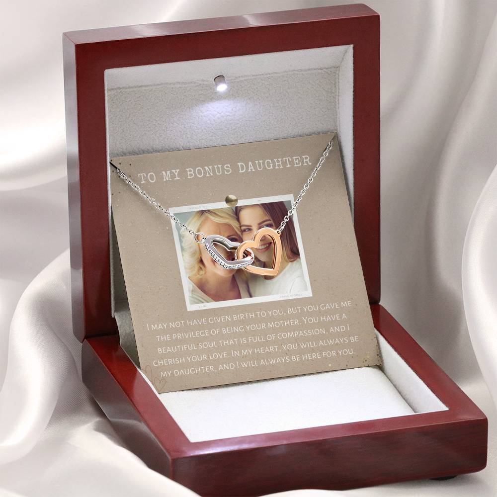 Personalized Bonus Daughter Gift, Step Daughter Gift, Bonus Daughter Necklace, Necklace for Stepdaughter