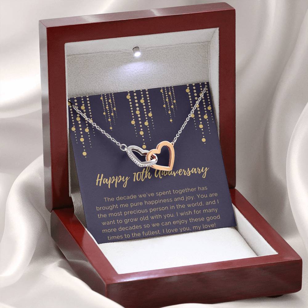 43 Interlocking Hearts Necklace