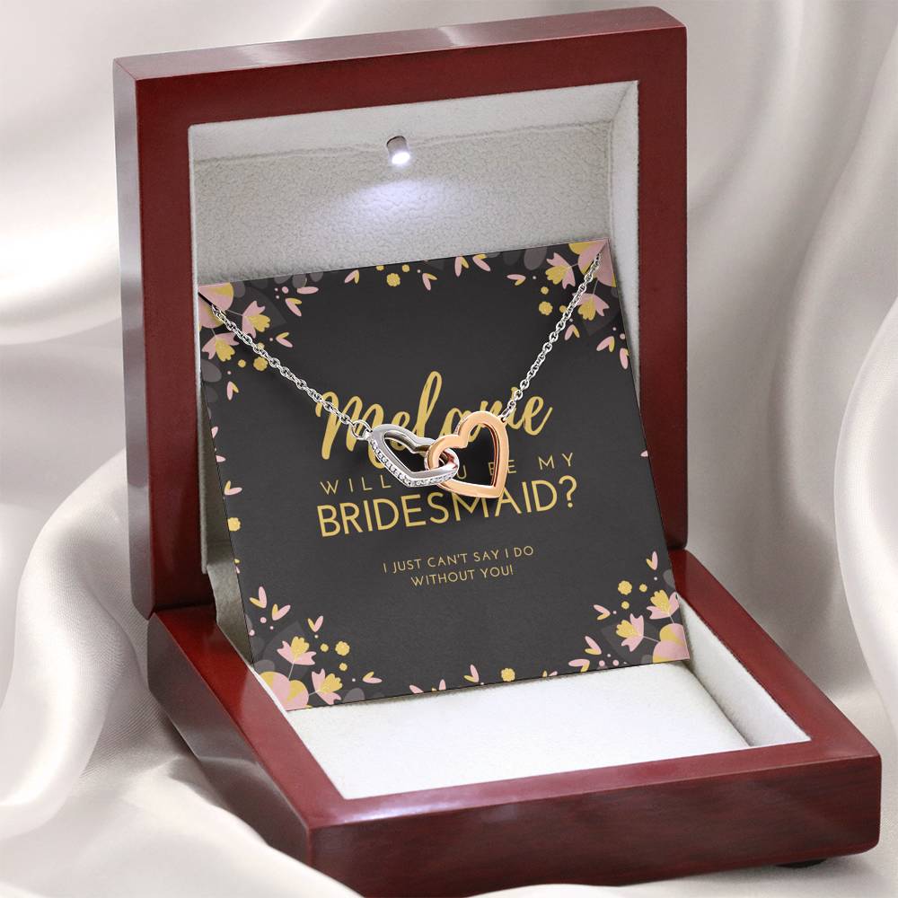 Gift For Bridesmaids Jewelry, Engagement Gift, Tie the Knot Jewelry, Custom Gift Box, Bridesmaid Gift Box, Will You Be My Bridesmaid, Bridesmaid Gift Box Proposal,