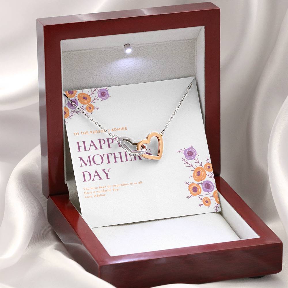 Bonus Mom Gift, Mom Necklace, Second Mom Gift, Personalize Necklace, Personalized Mother Day Necklace, Mom Necklace with Kids Initials, Custom Name Necklace,