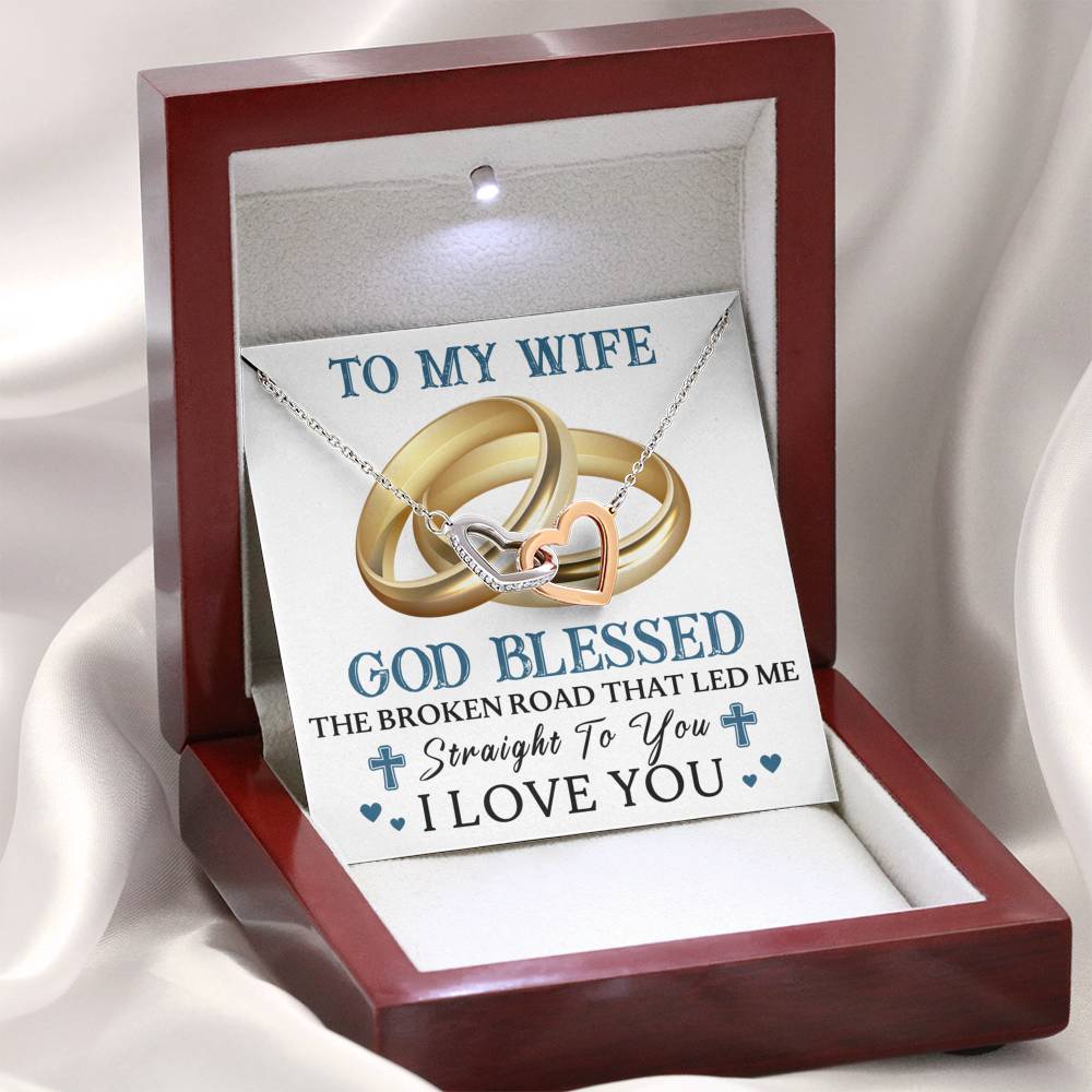 To My Wife Necklace From Husband, Best Necklace For Wife, Husband To Wife Gifts, Wife Gifts From Husband