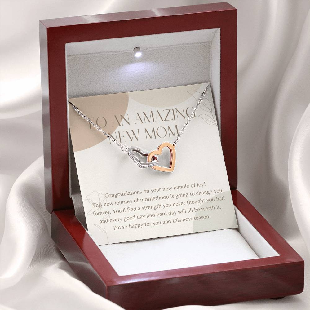 Gift for New Mom, Congratulations For New Mom, Baby Arrival Gift Necklace For Mom