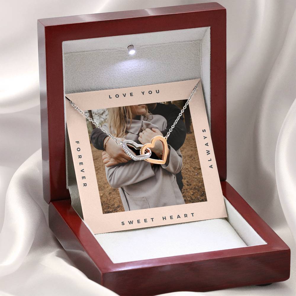 Necklace Gift To My Wife Mother Girlfriend Sister Daughter Pendent With The Message Card On Mother's Day Birthday Wedding Gift
