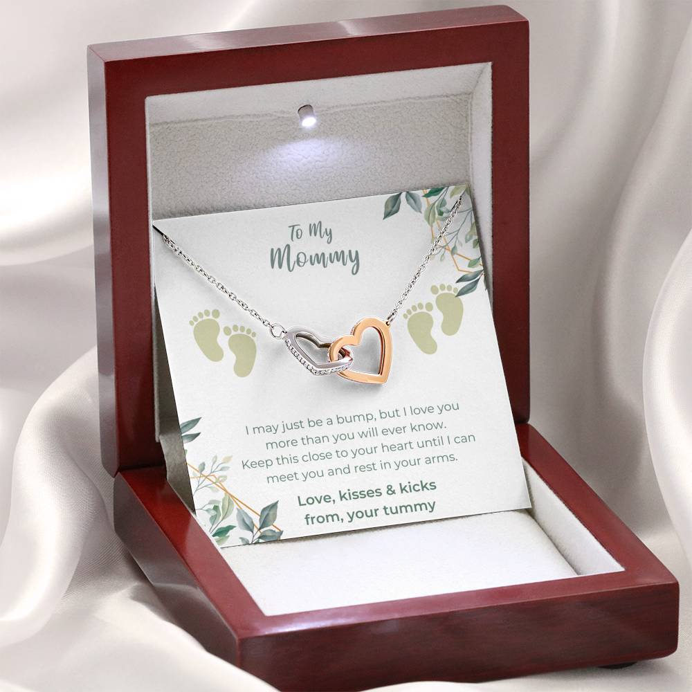 Baby Shower Gift, Mommy and Me Gift, Mommy and Me Necklace, Pregnancy Gift for Mommy, Gift for Mommy from Baby Bump, New Mom Gift From Dad