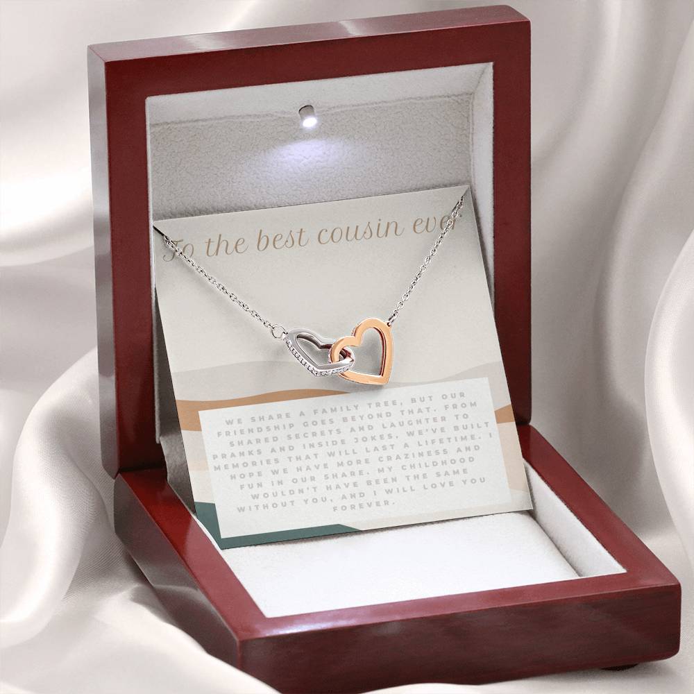 Gift for Cousin, Cousin Birthday Gift, Cousin Love Gift, Best Cousin Ever Gift Necklace, Friendship Necklace, Christmas Gift