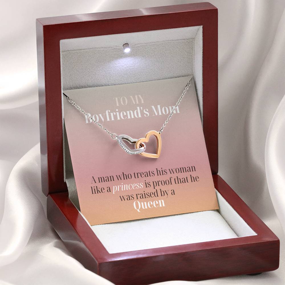 Custom Heart Necklace To My Mother In Law Gift On Her Birthday