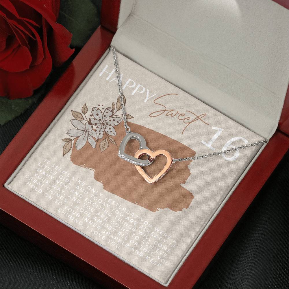 Sweet 16 Gift for Her, Birthday Gift for Daughter, Gift Necklace for Family Member, 16th Birthday Gift