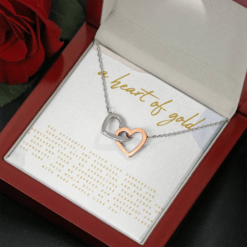 Volunteer Appreciation Gift, Volunteer Thank You Gift Necklace, Message Card Box