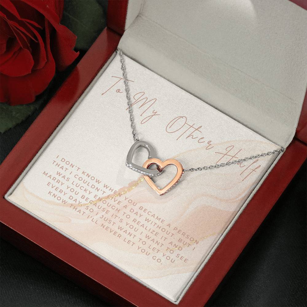 Gift For My Other Half, Gift Necklace For Spouse, Anniversary Gift For Wife, Birthday Jewelry