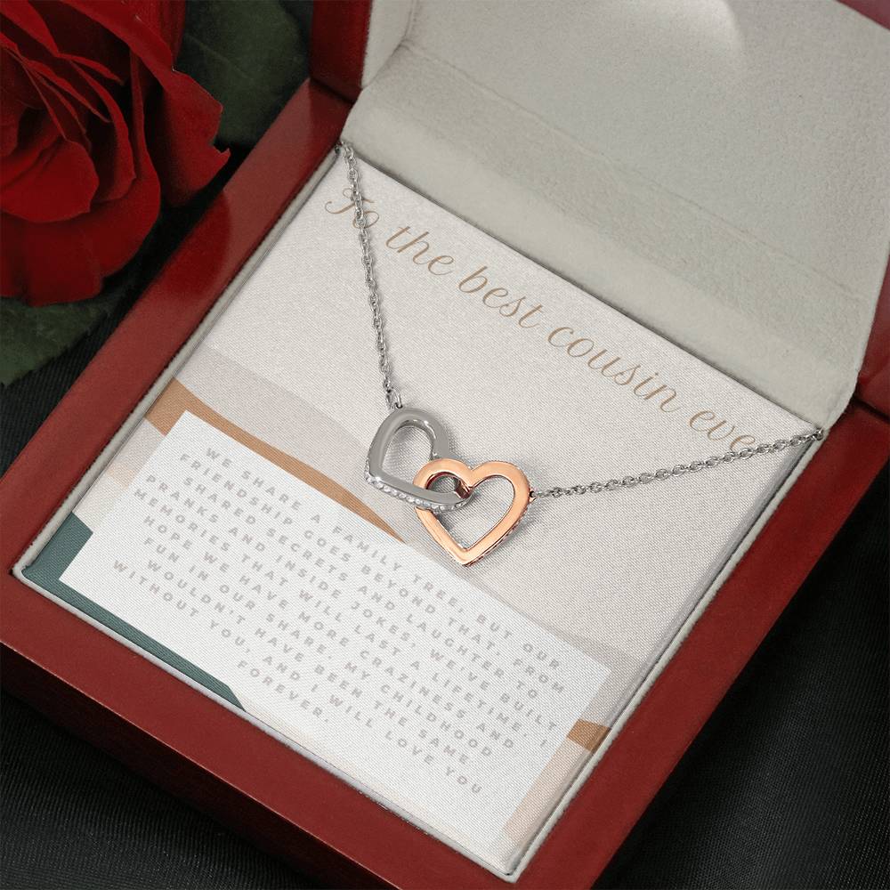 Gift for Cousin, Cousin Birthday Gift, Cousin Love Gift, Best Cousin Ever Gift Necklace, Friendship Necklace, Christmas Gift