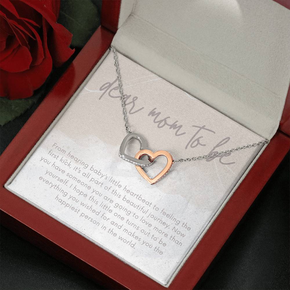 Expectant Moms Gift, Mom to Be Gift Necklace, Baby Shower Gift Idea, New Mom Card