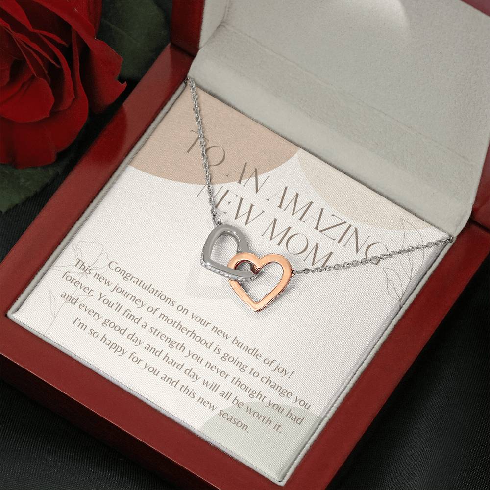 Gift for New Mom, Congratulations For New Mom, Baby Arrival Gift Necklace For Mom