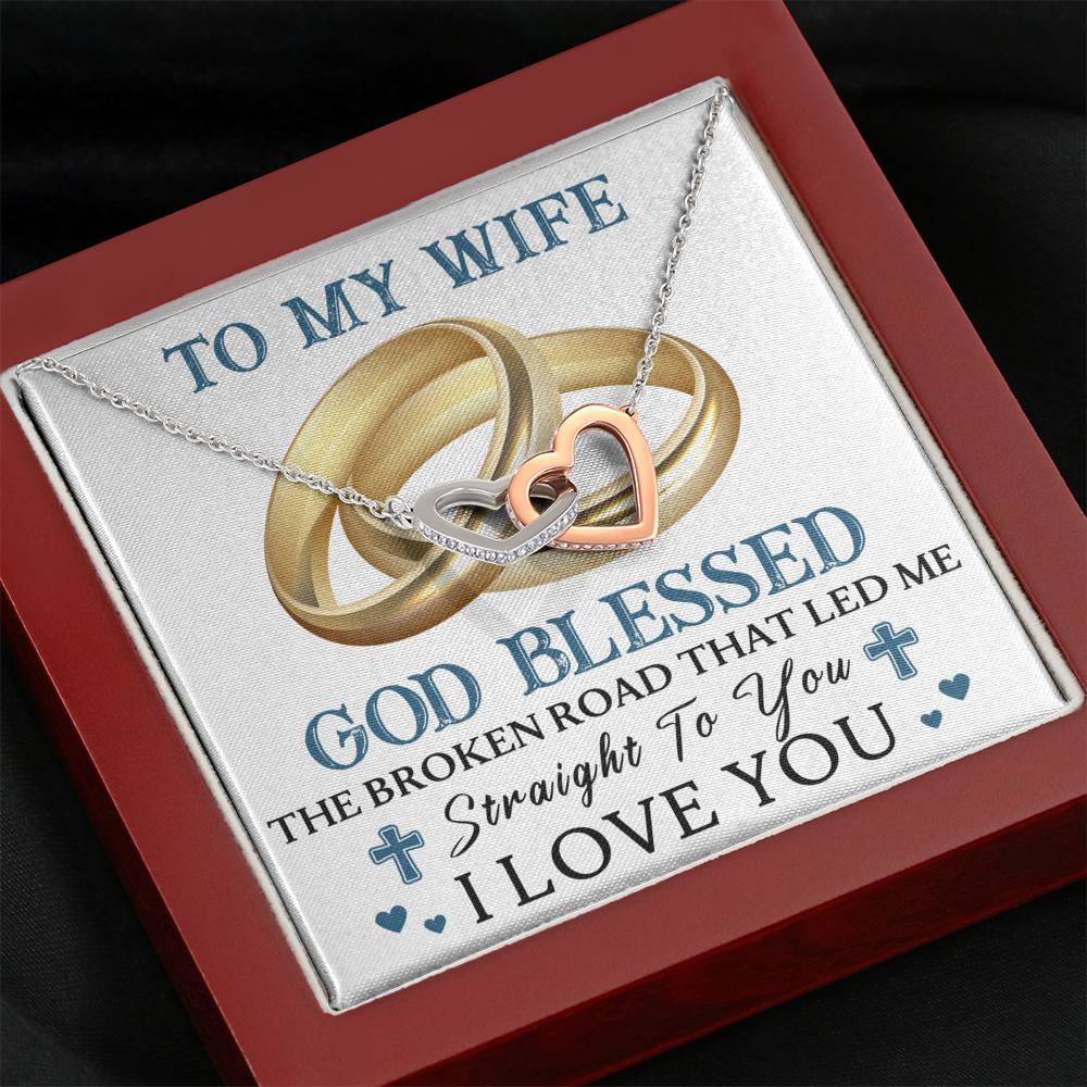 To My Wife Necklace From Husband, Best Necklace For Wife, Husband To Wife Gifts, Wife Gifts From Husband