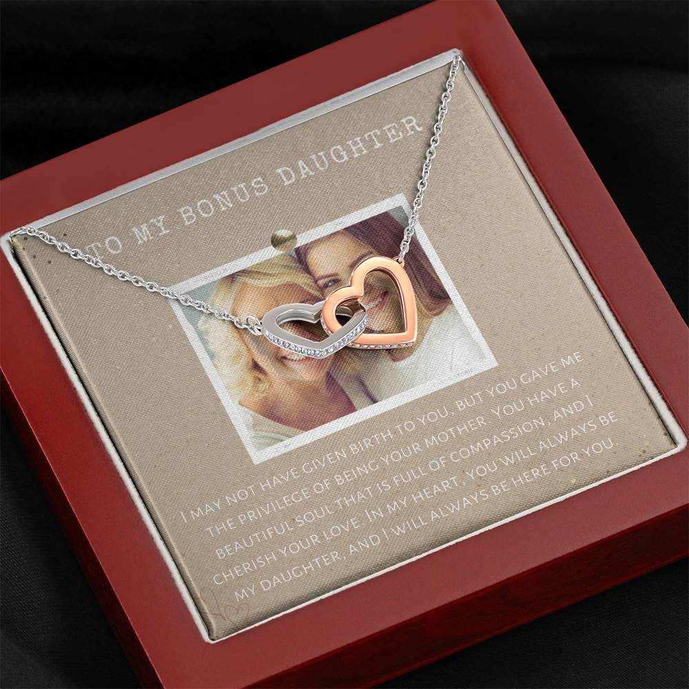 Personalized Bonus Daughter Gift, Step Daughter Gift, Bonus Daughter Necklace, Necklace for Stepdaughter