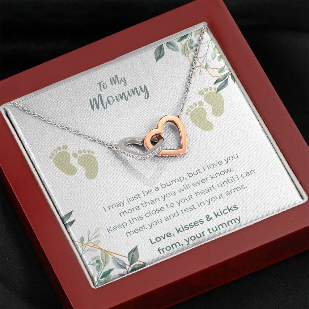 Baby Shower Gift, Mommy and Me Gift, Mommy and Me Necklace, Pregnancy Gift for Mommy, Gift for Mommy from Baby Bump, New Mom Gift From Dad