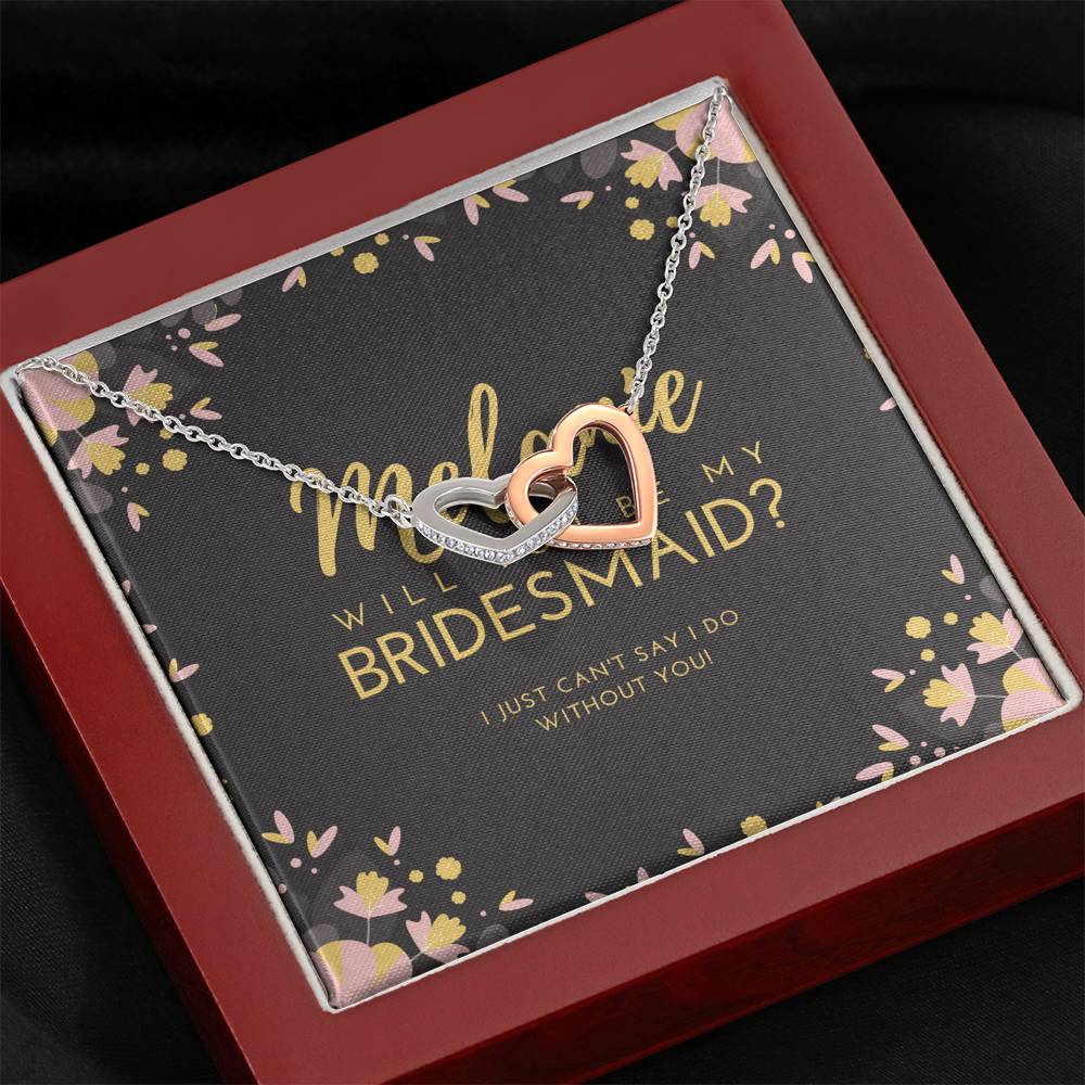 Gift For Bridesmaids Jewelry, Engagement Gift, Tie the Knot Jewelry, Custom Gift Box, Bridesmaid Gift Box, Will You Be My Bridesmaid, Bridesmaid Gift Box Proposal,