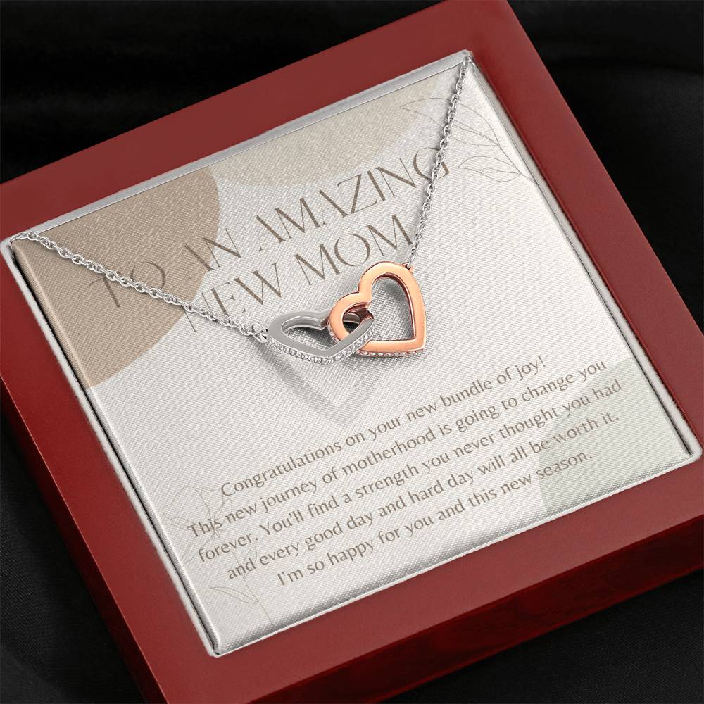 Gift for New Mom, Congratulations For New Mom, Baby Arrival Gift Necklace For Mom