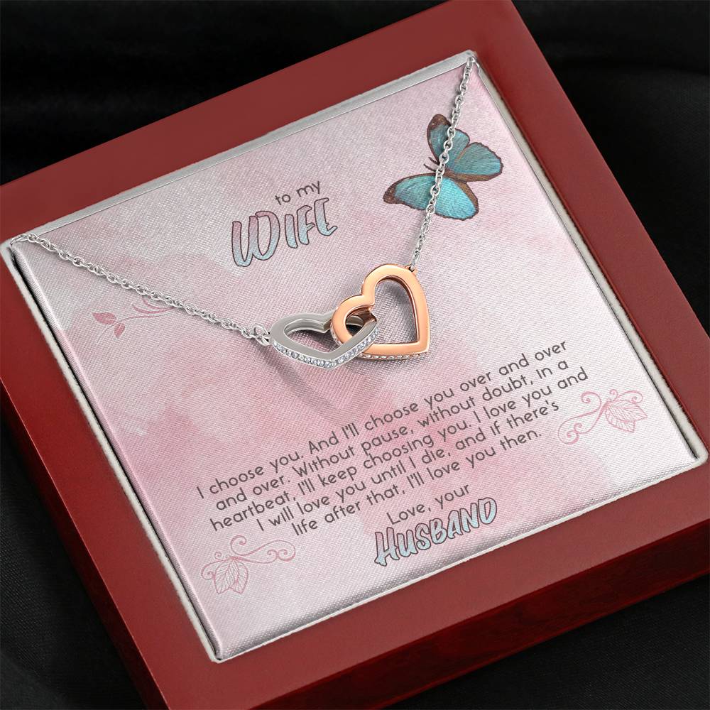 Heart Necklace Gift Forever Love Pendent From Husband To His Wife On Valentines Day