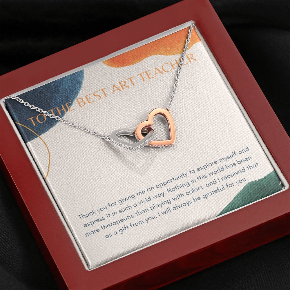 Art Teacher Gift, Art Teacher Appreciation, To The Best Art Teacher, Message Card For Art Teacher