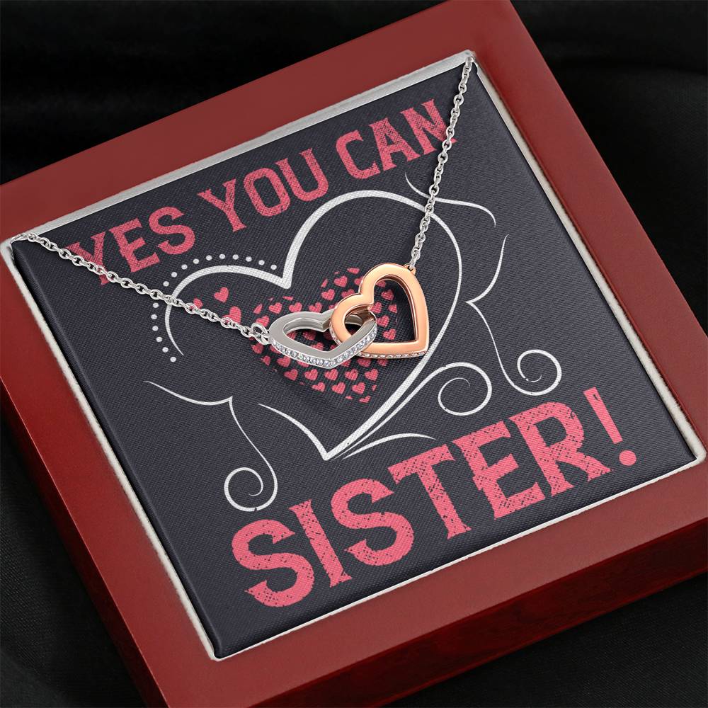 Sister Necklaces, Big Sis Necklace, Little Sis Necklace, Gift For Sister, Love Knot Necklace, To My Unbiological Sister, Sisters At Heart, Best Friend Gift Jewelry, Best Friend Necklace, BFF Necklace, Long