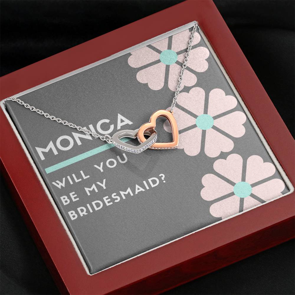 Bridesmaid Proposal, Wedding Gifts & Mementos, Custom Bridesmaid, Personalized Initial Bridesmaid Gift, Bridesmaids Jewelry, Bridesmaid Proposal, Bridesmaid Card,