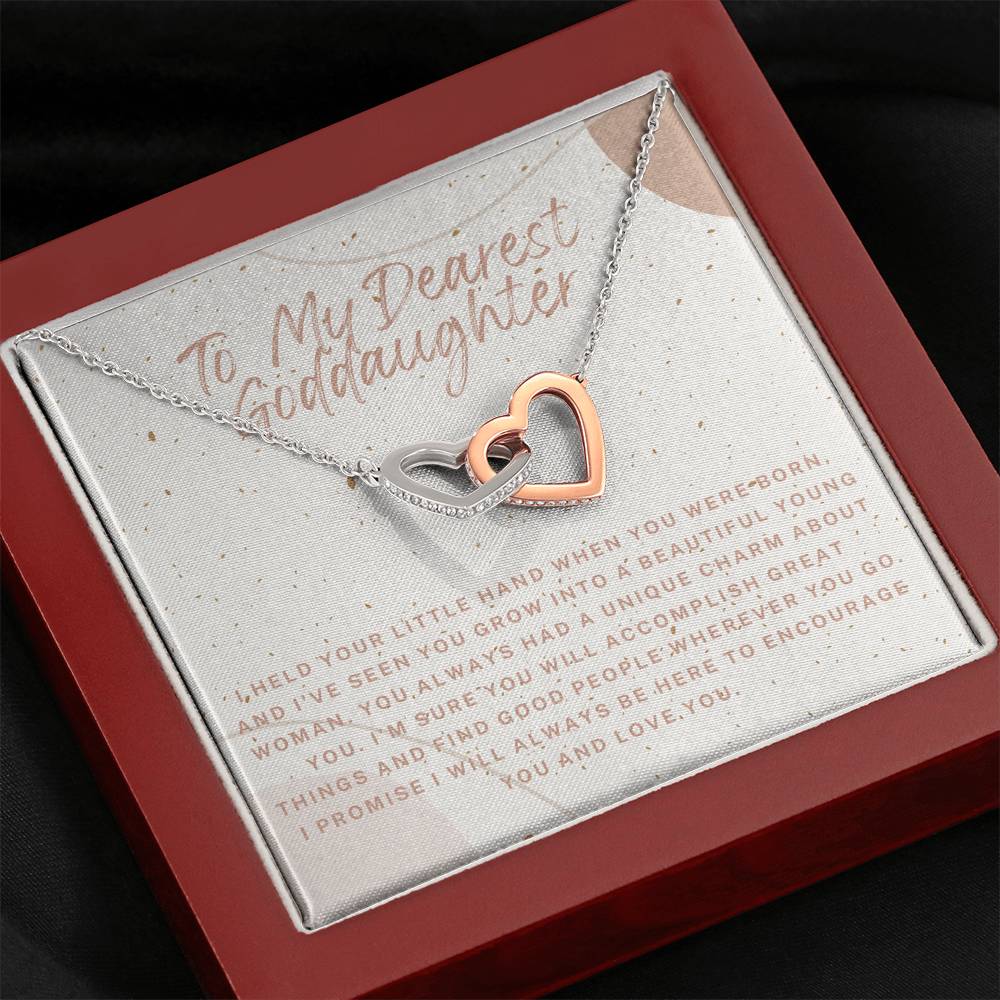 Goddaughter Gift Necklace, Personalized Card for Goddaughter, Gift Idea for Goddaughter