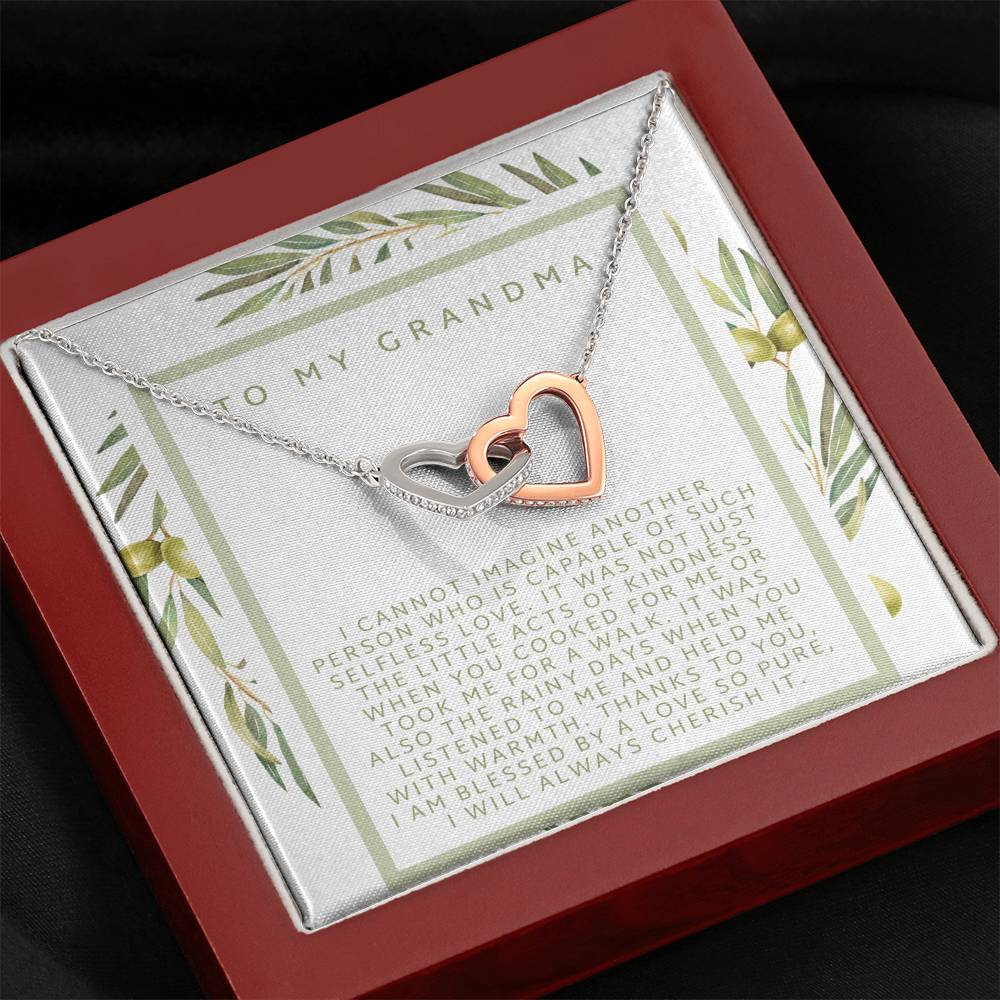 Gift for Grandma, Necklace for Grandma, Grandmother & Granddaughter Necklace