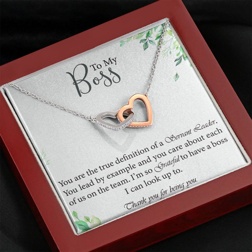 Heart Pendent Gift For Female Boss A Truly Amazing Leader Appreciation Gift
