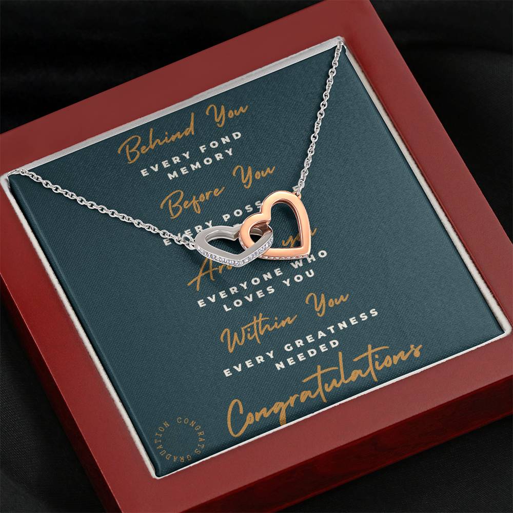 Graduation Card Necklace For Her, Congratulations Card, High School, College Graduation Gift, Medical Student, Nursing School Grad Gift