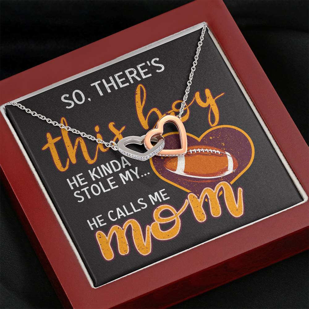 Football Mom Gifts, Football Player Gifts, Football Necklace, Football Charms, Football Jewelry, Personalized Necklace, Initial Necklace