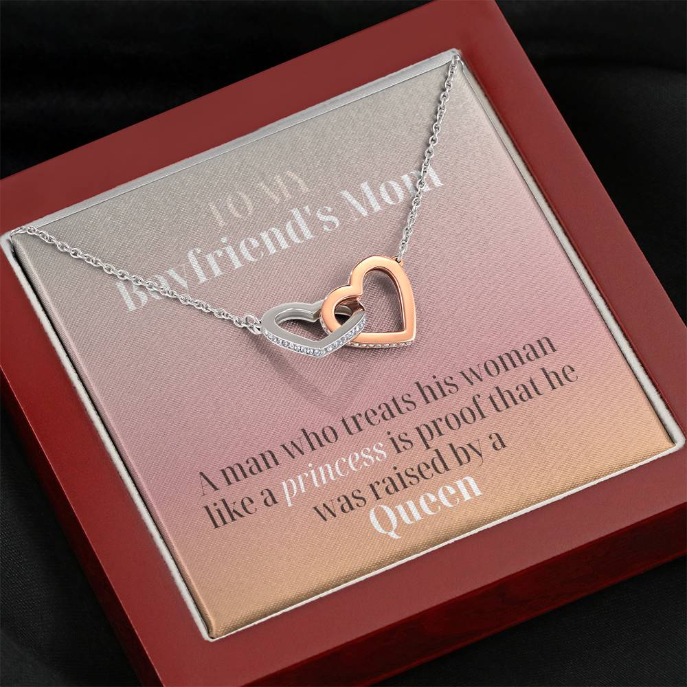 Custom Heart Necklace To My Mother In Law Gift On Her Birthday