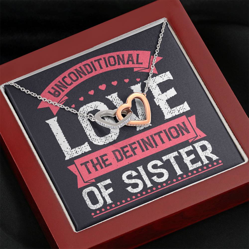 Unbiological Sister Necklace, Soul Sister, Sorority Sister, Sister in Law Necklace, Step Sister Gift, Jewelry Tray, Sister Necklace