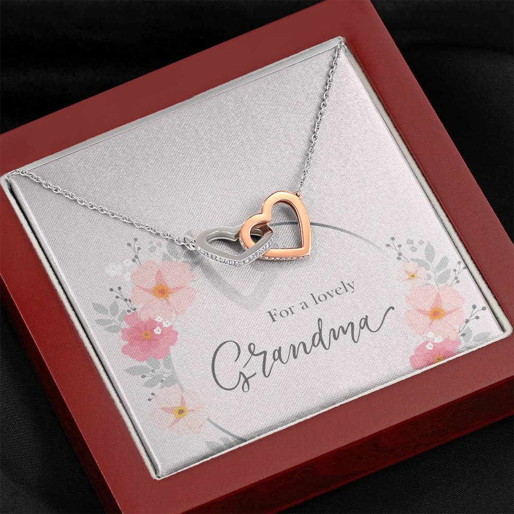 Gift For Grandma Necklace Grandmother Birthday Gift From Granddaughter/Grandson To My Grandma Necklace Gift Grandmother Gift